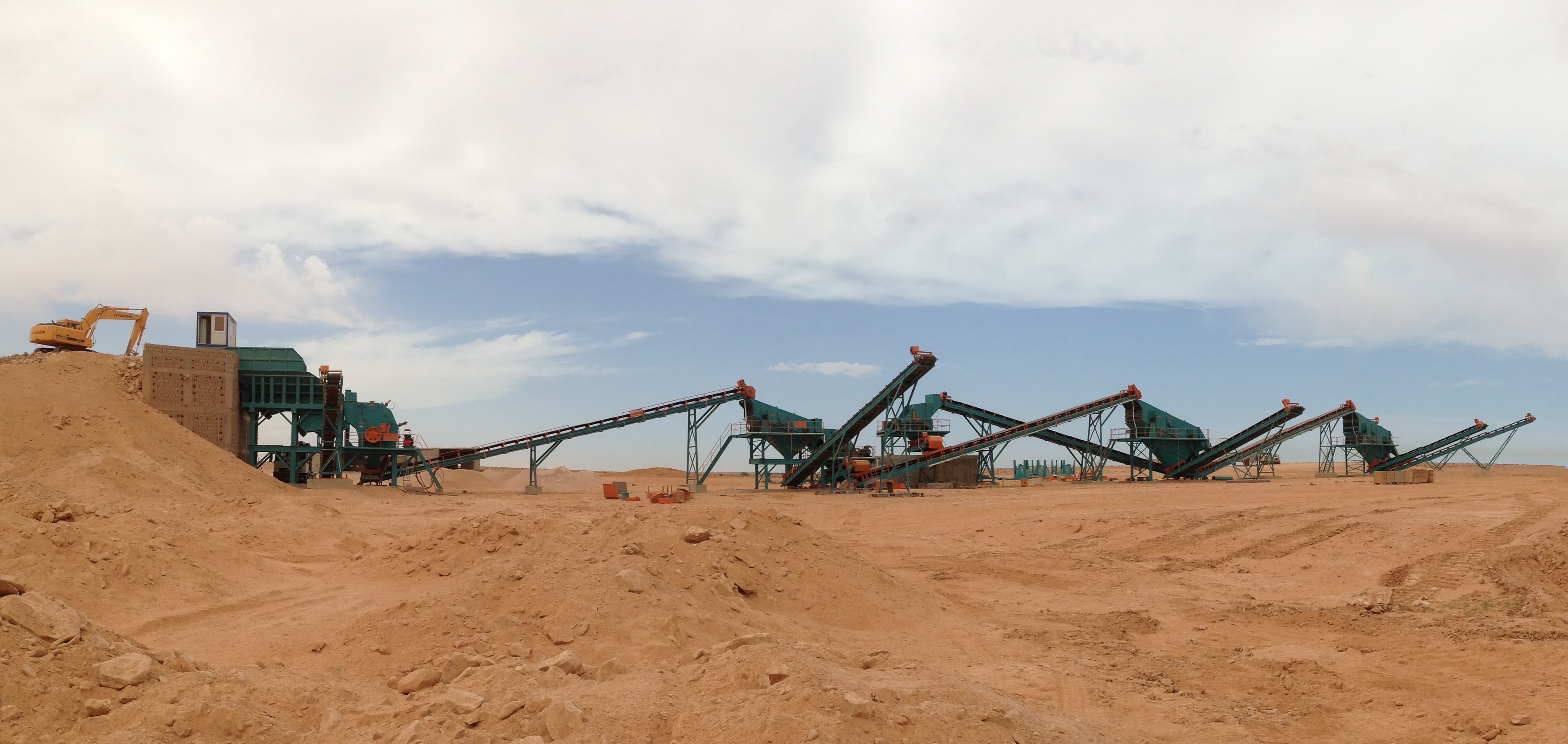 300 - 350 Ton / Saat Sabit Kırma Ve Eleme Tesisi