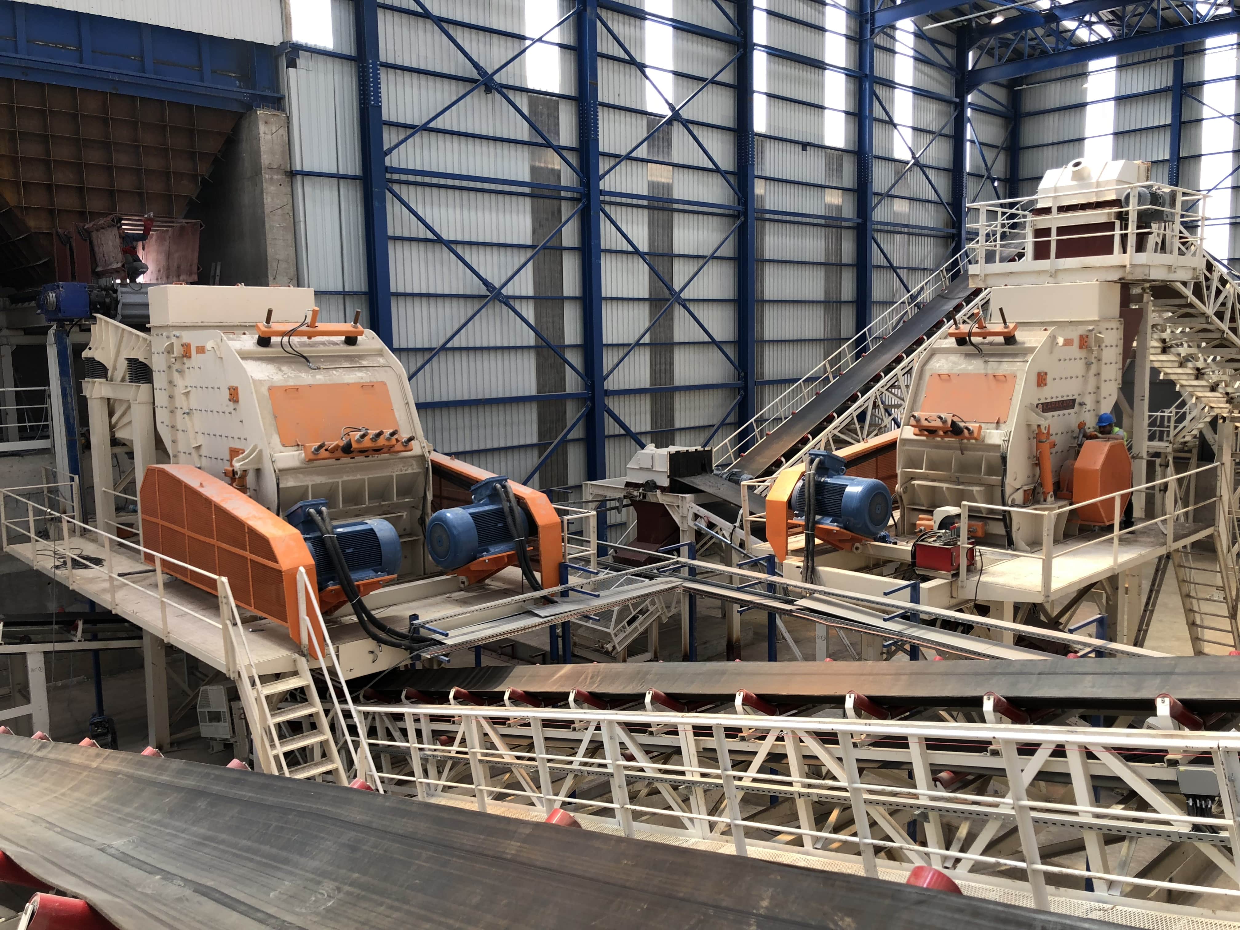 1000 Ton / Saat Sabit Kırma Ve Eleme Tesisi