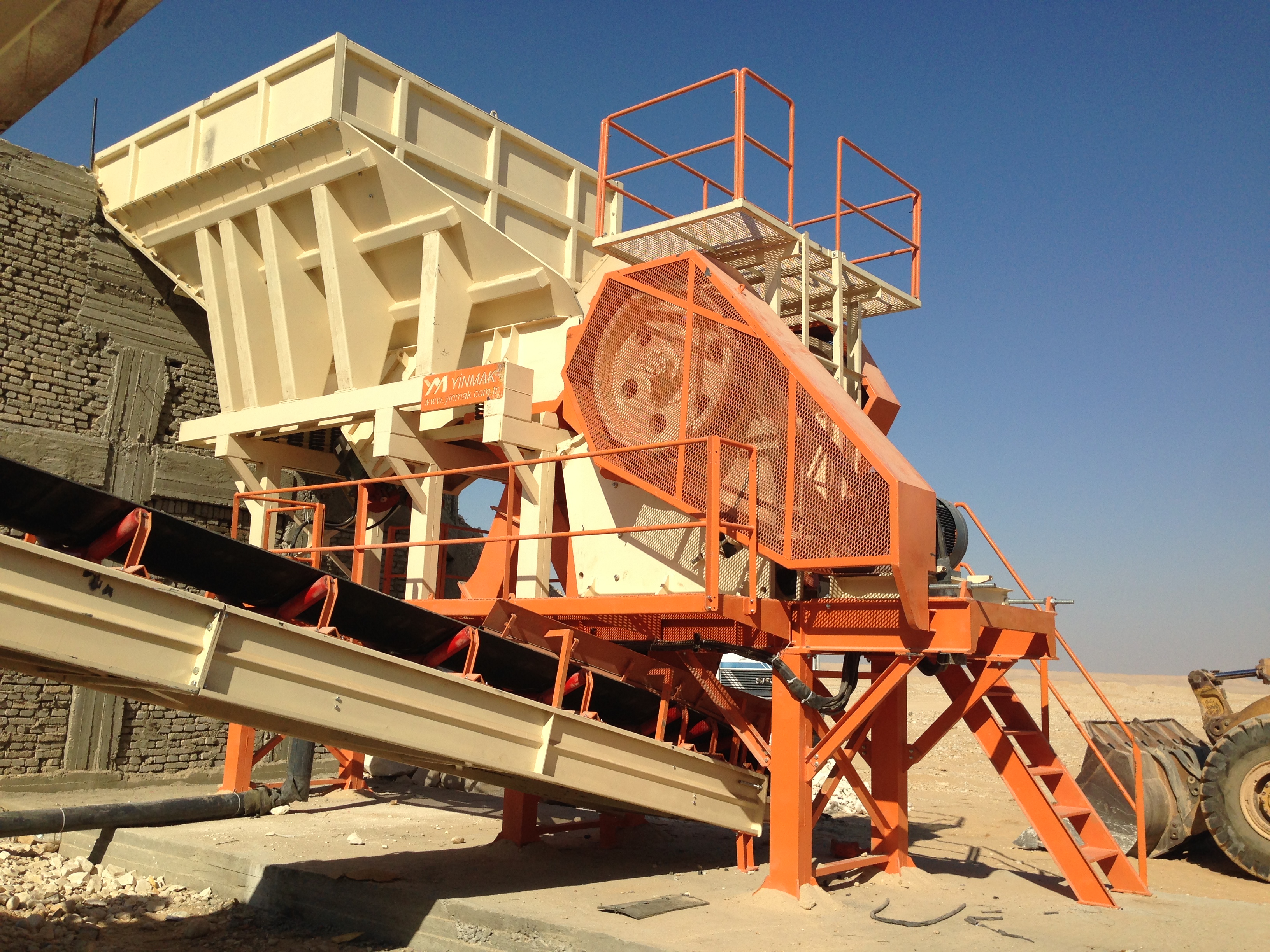 MISIR SABİT KIRMA ELEME TESİSİ Kapasite 120 - 150 Ton - Saat 6