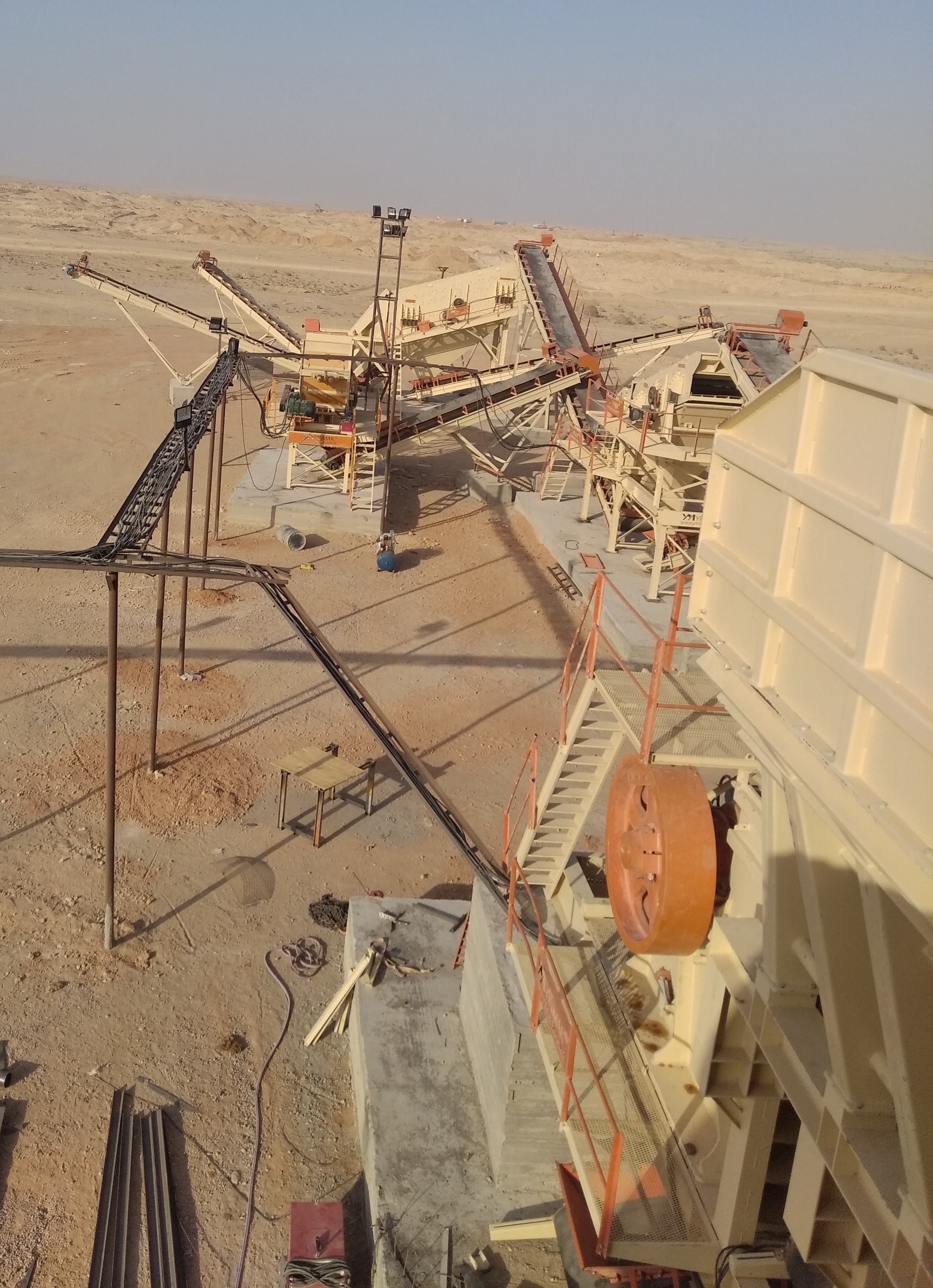 MISIR SABİT KIRMA ELEME TESİSİ Kapasite 200 - 250 Ton - Saat 1