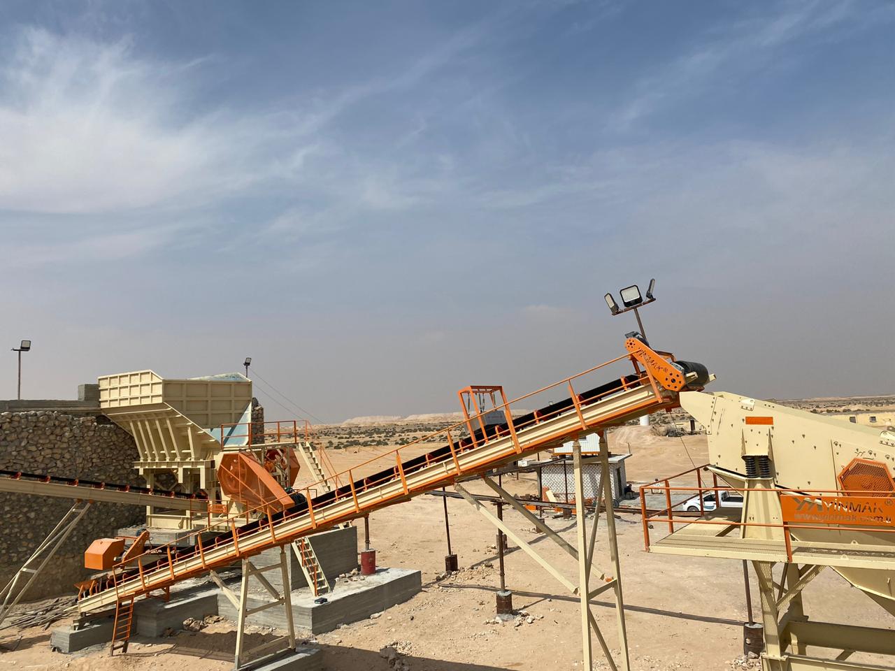 MISIR SABİT KIRMA ELEME TESİSİ Kapasite 200 - 250 Ton - Saat 4